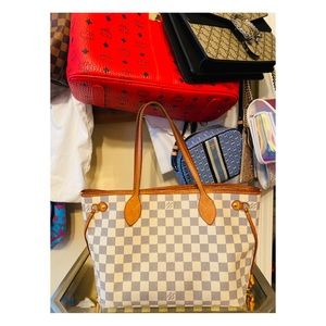 Louis Vuitton never full PM Damien Azure